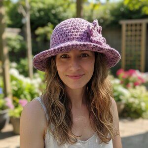 Handmade Crocheted Bucket Hat